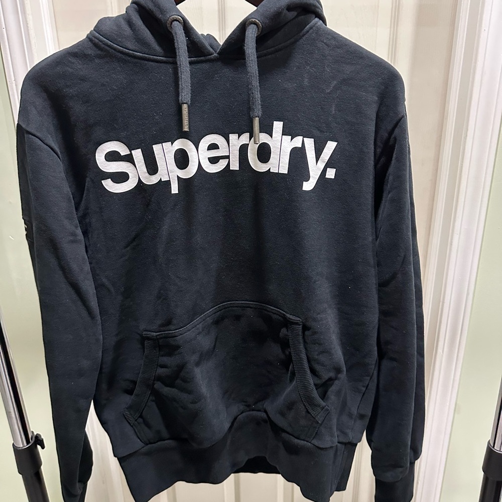 Superdry Black Hoodie for Men